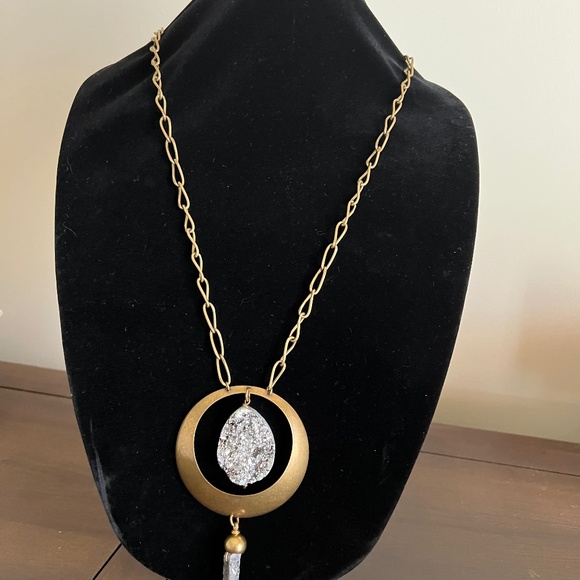 Set of two necklaces and one cuff bracelet Jan Michaels - Picture 2 of 7